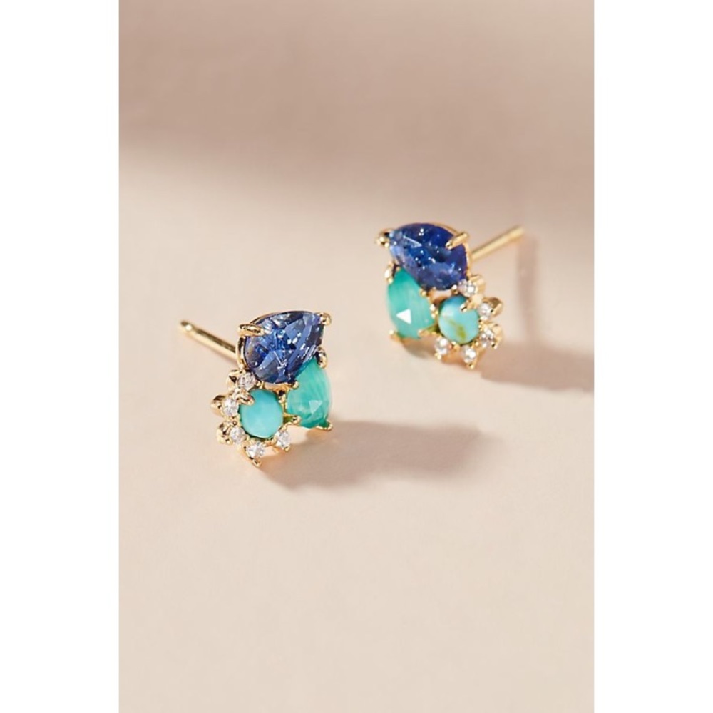 NWT Anthropologie Shirley Post Earrings - Picture 1 of 3